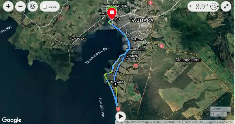 Taupō Marathon Course Map